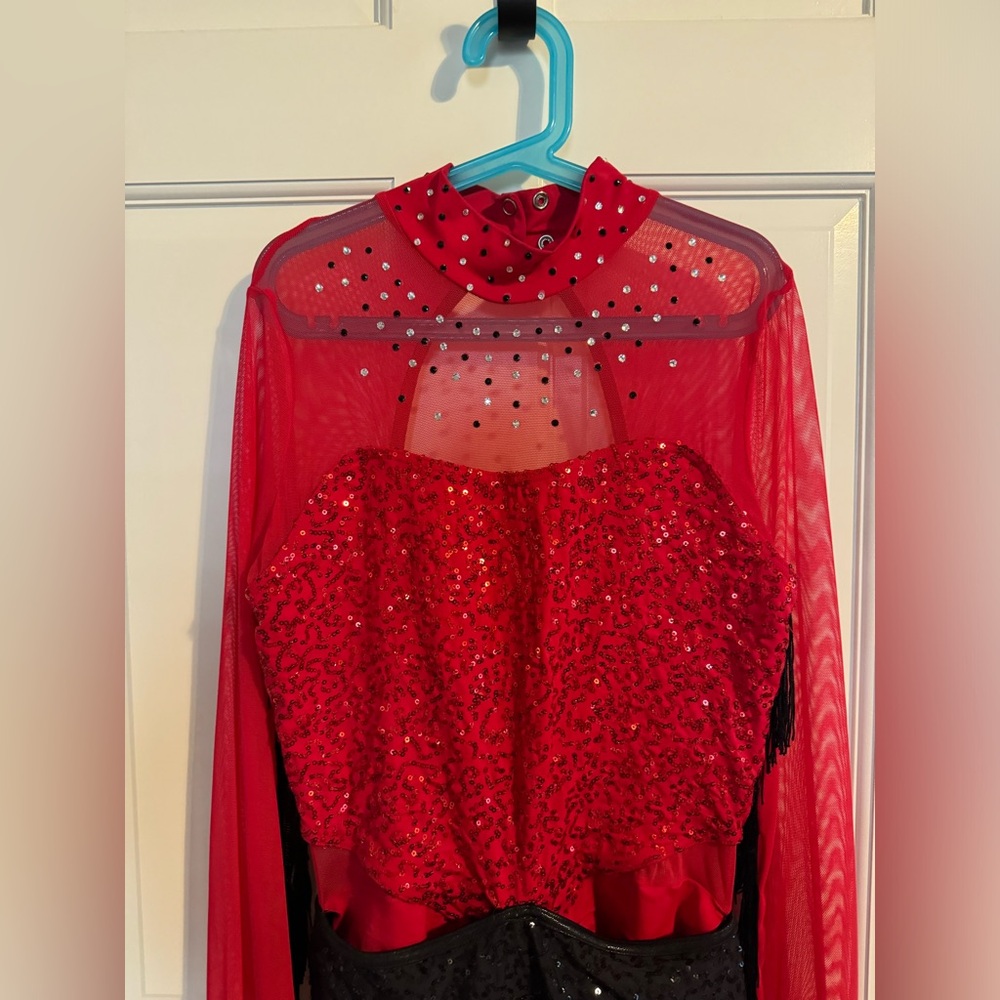 Red Cowgirl Dance Costume